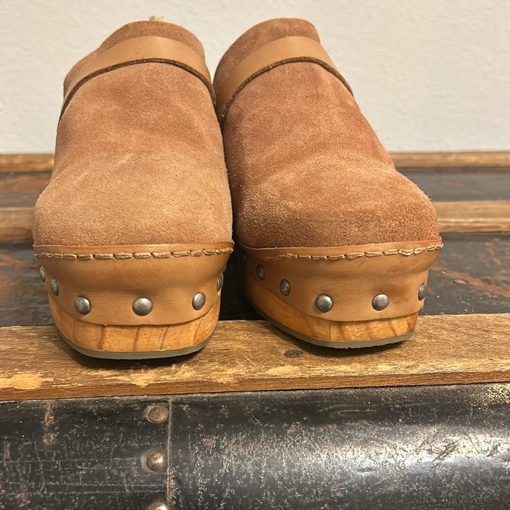 NWOT Free People Calabasas mule clog, heel, brown suede. Women’s size 39. - Picture 5 of 9